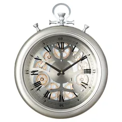 Atmosphera Metal Wall Clock (40 x 7 cm)