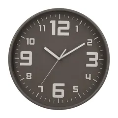 Atmosphera Plastic Wall Clock (30 x 5 cm, Gray)