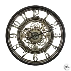 Atmosphera Plastic & Glass Wall Clock (50.8 x 7.5 cm)