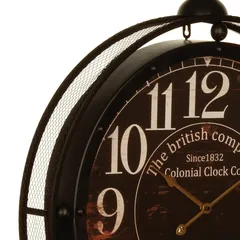 Atmosphera Metal Wall Clock (60.5 x 9 cm)