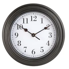 Atmosphera Classic Plastic Clock (Assorted colors/designs, 22.8 x 5 cm)