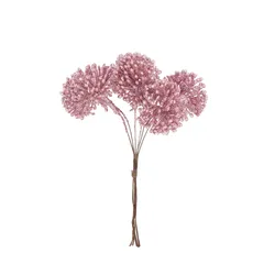 Atmosphera Pink Dandelion Tree Ornament (10 x 7 x 17 cm)