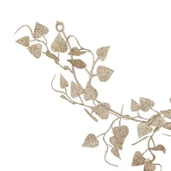 Atmosphera Golden Leaf Garland (10 x 0.1 x 180 cm)