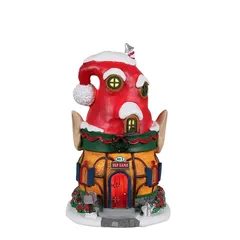 Lemax Battery-Operated No. 1 Elf Lane Festive Décor (15.1 x 9.3 x 9 cm)