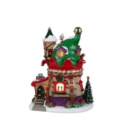 Lemax Battery-Operated No. 2 Elf Lane Festive Décor (14.3 x 11.1 x 8 cm)