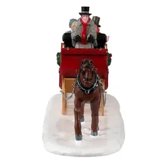 Lemax Scenic Sleigh Ride Festive Décor (10.5 x 24.5 x 7 cm)