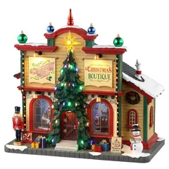Lemax Battery-Operated Cranberry Hill Christmas Boutique Festive Décor (23.5 x 23.7 x 12.5 cm)