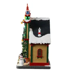 Lemax Battery-Operated Cranberry Hill Christmas Boutique Festive Décor (23.5 x 23.7 x 12.5 cm)