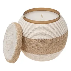 Atmosphera Rivi Rope Candle (Cotton Flower, 1400 g)