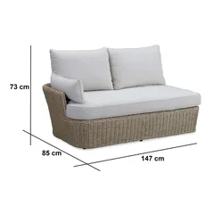 Barany 7-Seater Rattan Sofa Set