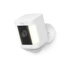 Ring Spotlight Cam Plus Battery-Operated Camera Pack, B0B7QKKCK1 (2 Pc., White)