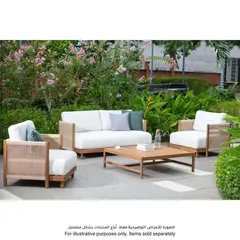 أريكة خشب أكاسيا مقعد فردي فينتورا (59 × 81 × 80 سم)