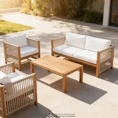 New Monterrey Acacia Wood Coffee Table (100 x 60 x 40 cm)