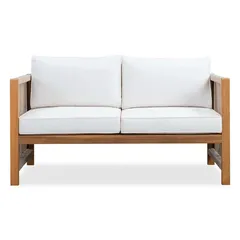 New Monterrey Acacia Wood 2-Seater Sofa (66 x 132 x 64 cm)