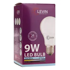 Levin E27 LED A-Type Light Bulb (9 W, Daylight)