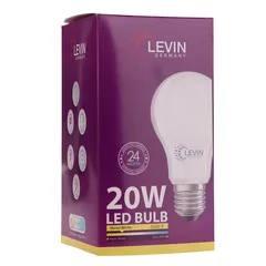 Levin E27 LED A-Type Light Bulb (20 W, Warm White)