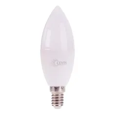 لمبة شمعة E14 LED C37 ليفين (6 واط، ضوء نهاري)