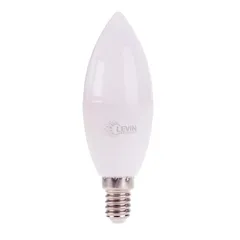 Levin E14 LED C37 Candle Light Bulb (6 W, Daylight)