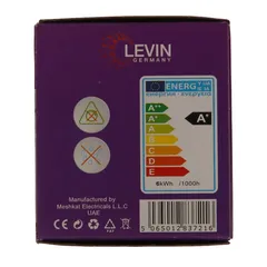 Levin GU10 Halogen Light Bulb (6 W, Warm White)