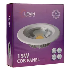Levin LED Panel Light (165 mm, 15 W, Natural White)