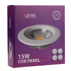 Levin LED COB Panel Light (165 mm, 15 W, Daylight)
