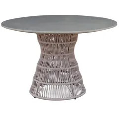 طاولة حبال وخرسانة سومرز (120 × 120 × 75 سم)