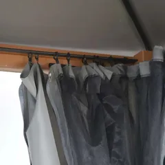 Marseille Steel Gazebo W/Mosquito Net & Curtains (328 x 398 x 298 cm)