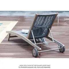 Sienna Eucalyptus Wood Sun Lounger (183 x 70 x 87 cm)