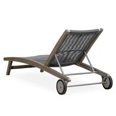 Sienna Eucalyptus Wood Sun Lounger (183 x 70 x 87 cm)