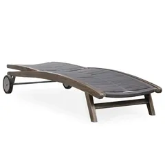 Sienna Eucalyptus Wood Sun Lounger (183 x 70 x 87 cm)