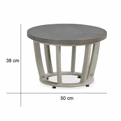 Florida Aluminum Side Table (50 x 38 cm)