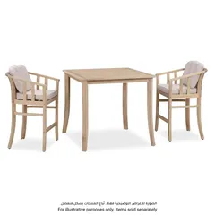 Ashmore Classic Acacia Wood Table (100 x 100 x 90 cm)