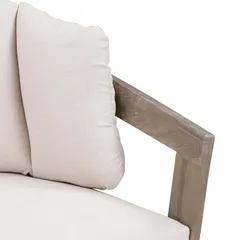 Bridgeport 2-Seater Acacia Wood Sofa (167 x 91 x 80 cm)