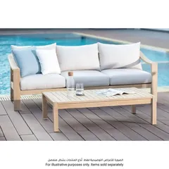 Sycamore Acacia Wood Coffee Table (130 x 80 x 34 cm)