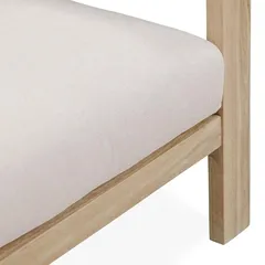 كنبة مفردة خشب أكاسيا وحبال سيكامور ريبون (80 × 78 × 83 سم)