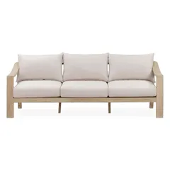 Sycamore 3-Seater Acacia & Rope Sofa (204 x 78 x 83 cm)