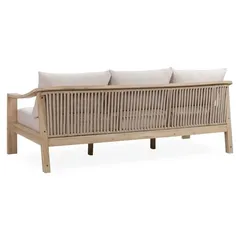 Sycamore 3-Seater Acacia & Rope Sofa (204 x 78 x 83 cm)