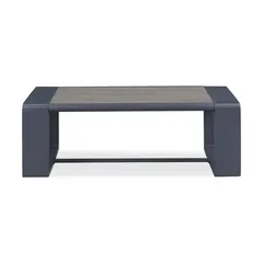 Milos Aluminum Coffee Table (116 x 62 x 42 cm)