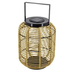 Umatilla Solar-Powered Integrated LED Outdoor Hanging Lantern (0.06 W, Warm White)