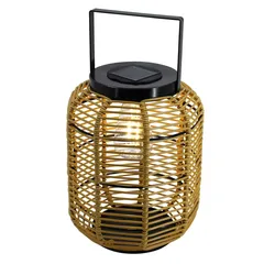 Umatilla Solar-Powered Integrated LED Outdoor Hanging Lantern (0.06 W, Warm White)