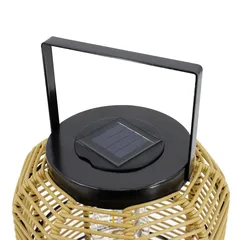 Umatilla Solar-Powered Integrated LED Outdoor Hanging Lantern (0.06 W, Warm White)