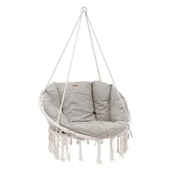 Hesperide Cordessa Steel & Polyester Hanging Chair (80 x 100 x 140 cm)