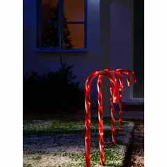 Premier Candy Cane LED Path Light Set (4 Pc., 0.48 W)