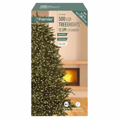 Premier TreeBrights 500-LED Warm White String Light (3.6 W, 12.5 m)