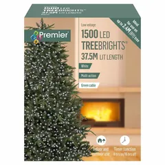 Premier TreeBrights 1500-LED White String Light (9 W, 37.5 m)