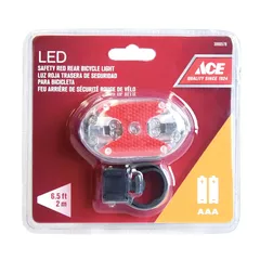 ACE Safety Red Rear Bicycle Light