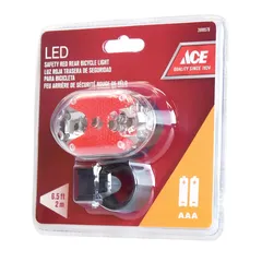 ACE Safety Red Rear Bicycle Light