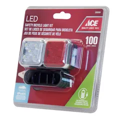 ACE Rechargeable LED Safety Bicycle Light Kit