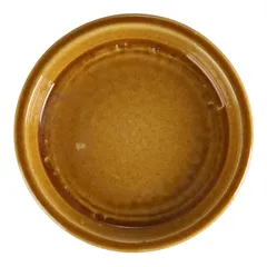 Shanghai Glazed Ceramic Plant Saucer (20 cm, Ocher)