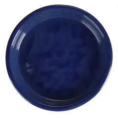 Shanghai Glazed Ceramic Plant Saucer (30 cm, Blue)